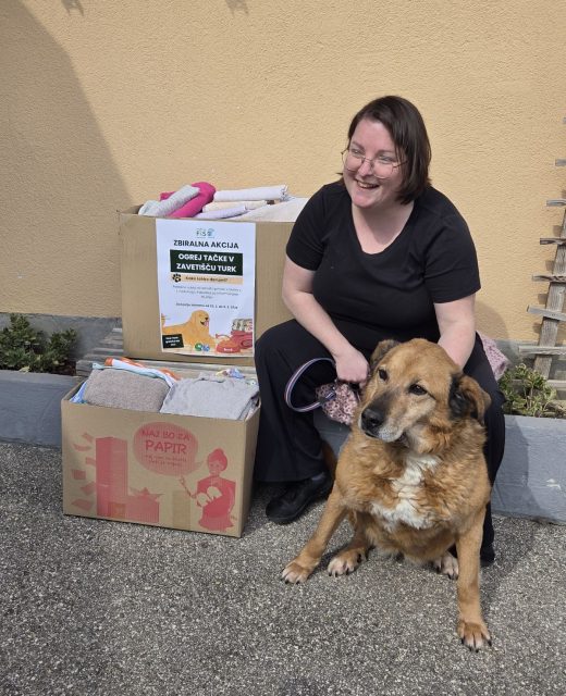 Zbiralna akcija Ogrej tačke v Zavetišču Turk (marec 2026)