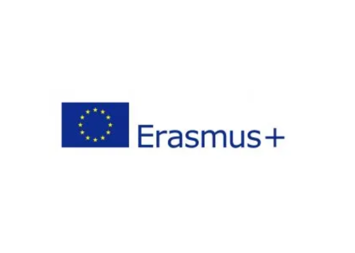 FIŠ Erasmus+ Logo - logotip programa Erasmus+ na Fakulteti za informacijske študije.