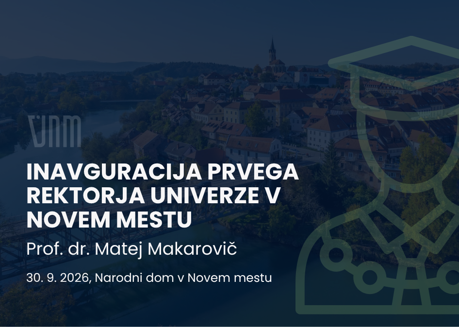 Prof. dr. Matej Makarovič bo z inavguracijo prevzel vodenje Univerze v Novem mestu