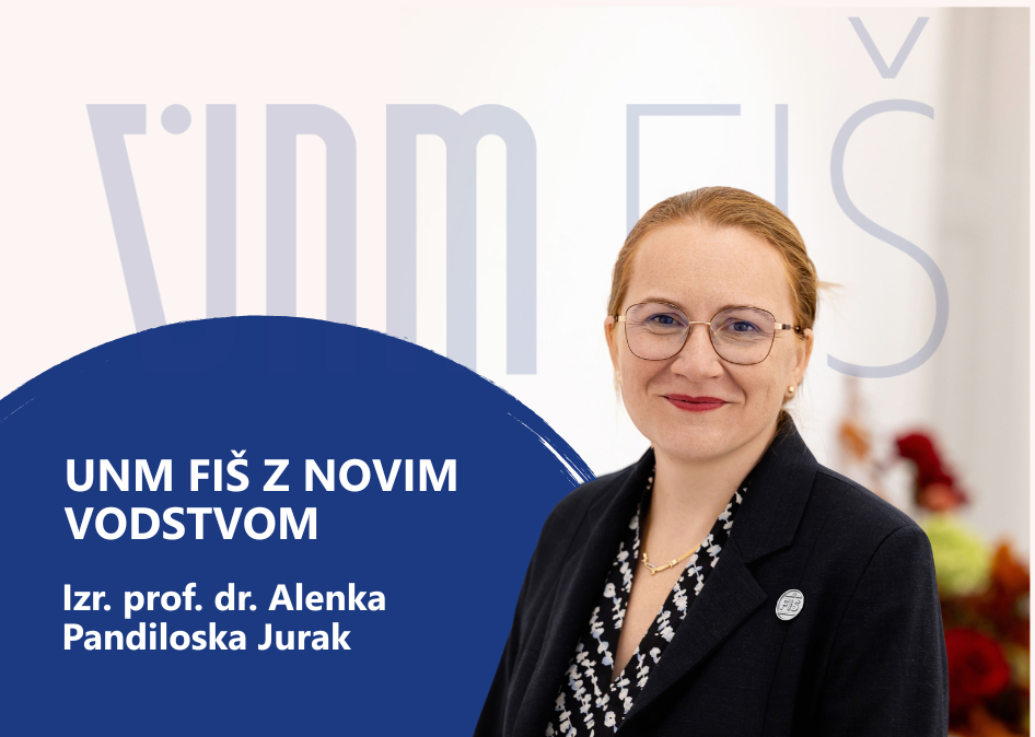 Vodenje FIŠ prevzela izr. prof. dr. Alenka Pandiloska Jurak