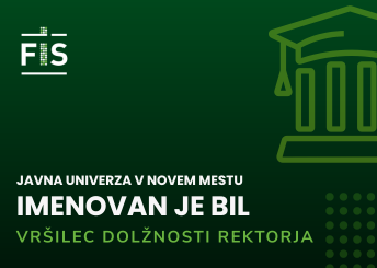 Javna univerza v Novem mestu je dobila vršilca dolžnosti rektorja